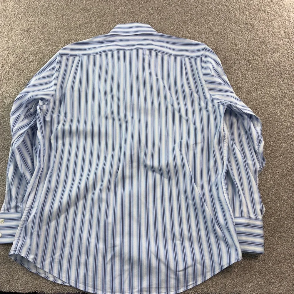 Banana Republic Mens Striped Dress Shirt Long Sleeve Size L Formal‎ Business